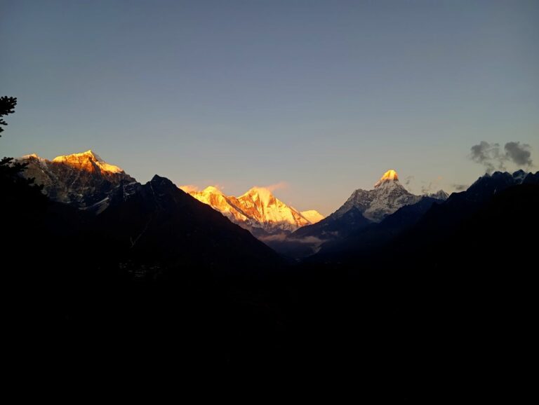 Mont Everest, Everest Népal, Montagne Everest avec l'Everest Népal
