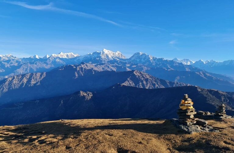 Pikey Peak Trek avec l'Everest Népal région Everest, aventure au Népal, montagne