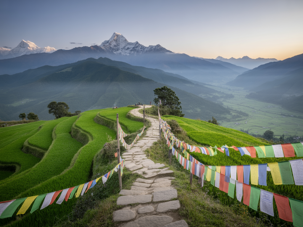 Découvrez le Népal à travers un circuit touristique organisé : sommets de l’Himalaya, sites culturels et villages authentiques. Partez pour un voyage unique et inoubliable.