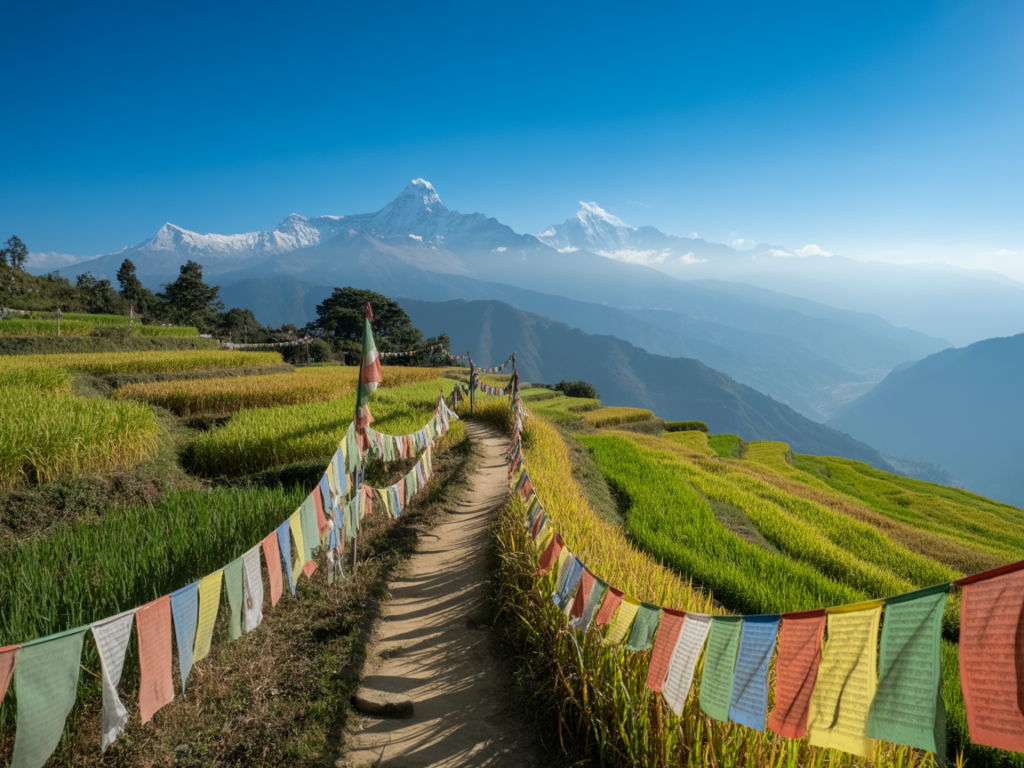Découvrez la bonne période pour partir au Népal et profiter pleinement de votre voyage, entre panoramas himalayens, culture authentique et aventures inoubliables.