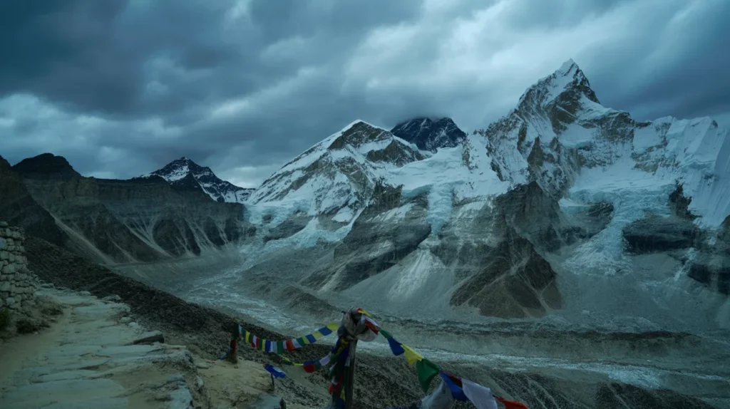 Everest, montagne, haute altitude, danger, trekking sécurisé avec l'Everest Népal