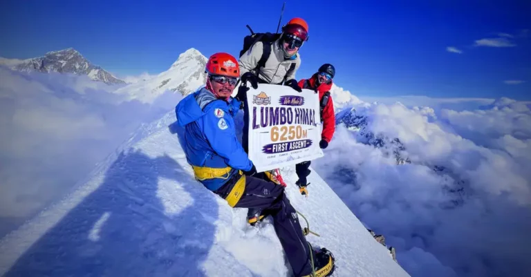 Première ascension du Lumbo Himal, Montagne Népal, 6 000m